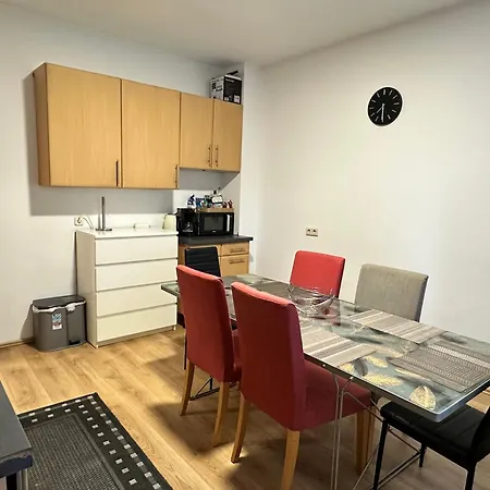 Feelhome,flughafen Nah,6-8 Pers,badewanne,zentral,terrasse,ground Floor דירה דיסבורג